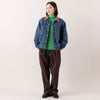 モデル身長163cm,Leeの別注デニムジャケット|FIL DE FERのシアーランダムリブ タートルネックP/O|ARCH&LINEのSTRETCH CREW PANTS,https://market.e-begin.jp/products/edw_lee1221s_lala|https://market.e-begin.jp/products/rdx_fdf1180s_lala|https://market.e-begin.jp/products/ach_ach1163s_lala