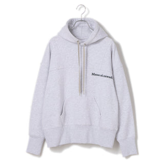 FIL DE FER | フィルデフェール　刺繍入り裏毛 フーディー