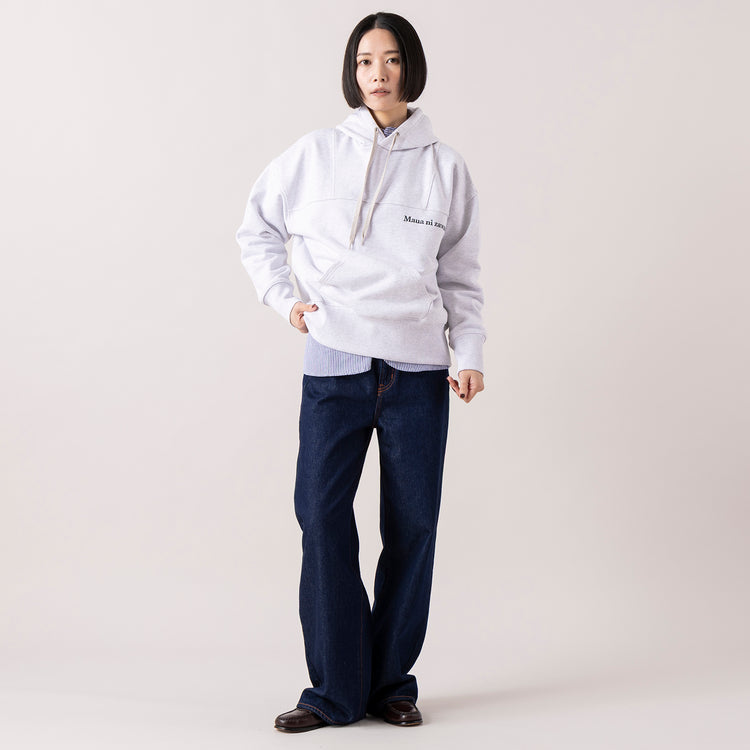 モデル身長165cm,FIL DE FERの刺繍入り裏毛 フーディー|MANUAL ALPHABETのBROAD BAND COLOR SHIRT|NEEDBY heritageのLUNA,https://market.e-begin.jp/products/rdx_fdf1308s_lala|https://market.e-begin.jp/products/mks_man0870j_lala|https://market.e-begin.jp/products/gsr_ndh0873s_lala
