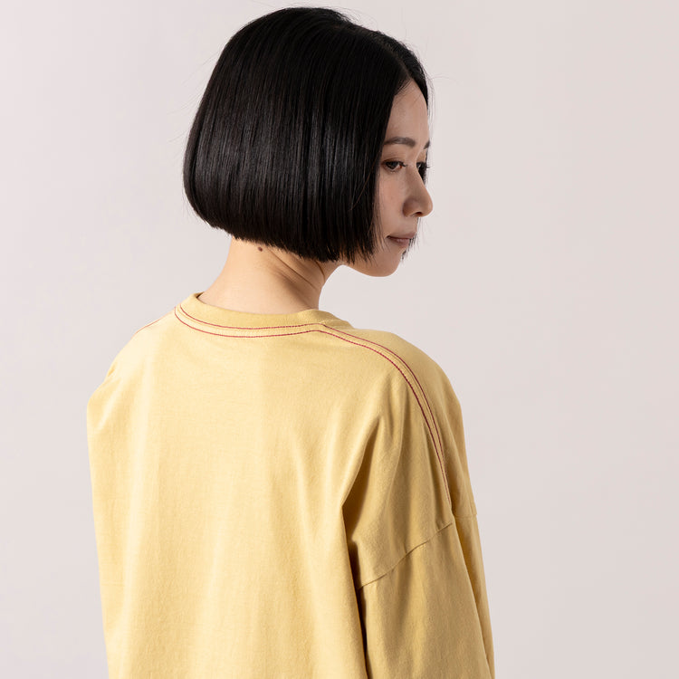 FIL DE FER | フィルデフェール　USA COTTON製品染 クルーネックTEE