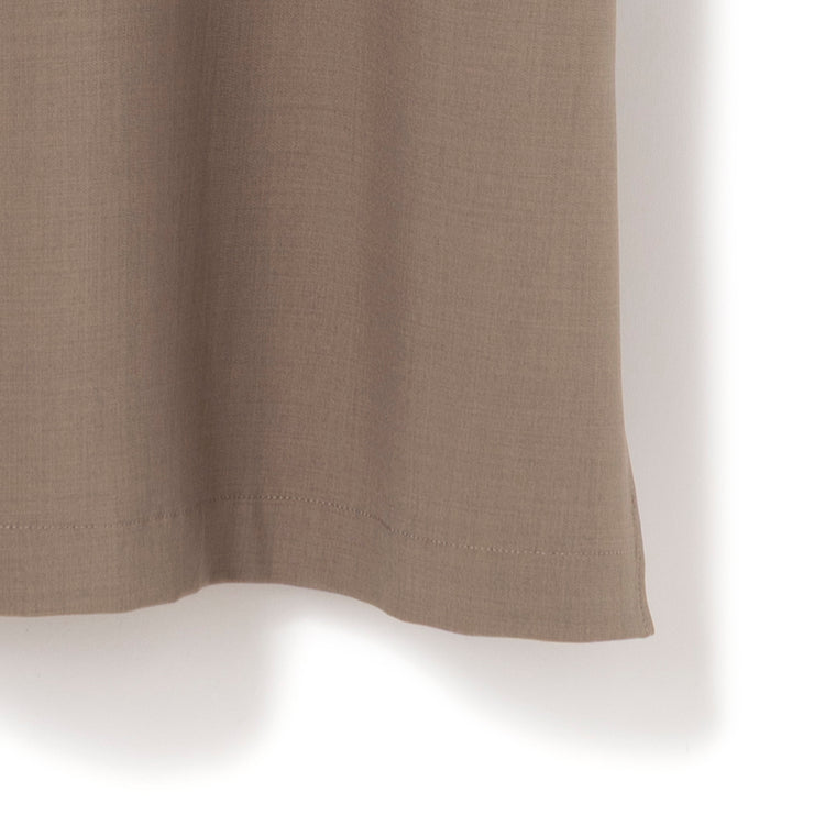 FIL DE FER | フィルデフェール　TOP調ポリエステルトロ スタンドワンピース