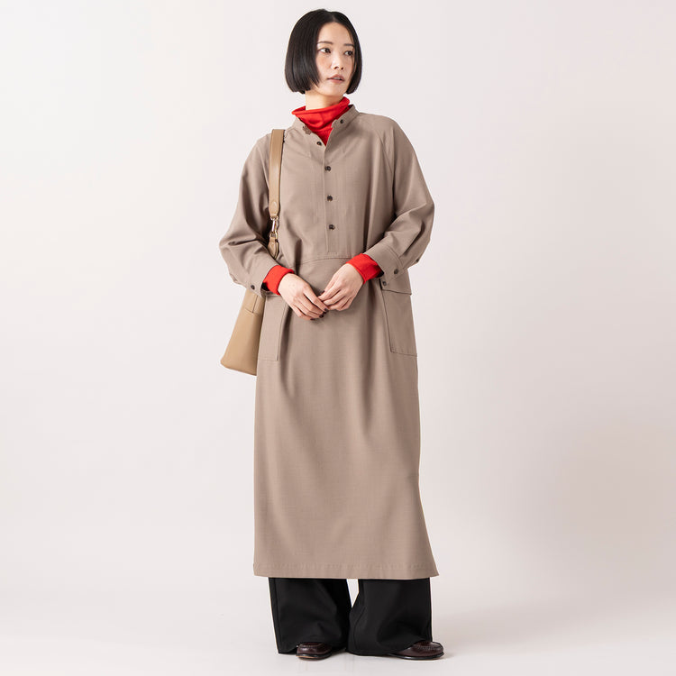 モデル身長165cm,FIL DE FERのTOP調ポリエステルトロ スタンドワンピース|HEAVENLYのCotton Cashmere Knit Turtle Pullover|UNIVERSAL OVERALLの2TUCK WIDE STRAIGHT PANTS|ROOTOTEのLT.TALL.ワンショルーA,https://market.e-begin.jp/products/rdx_fdf1310s_lala|https://market.e-begin.jp/products/dlt_hvr0787s_lala|https://market.e-begin.jp/products/dre_uni1061s_lala|https://market.e-begin.jp/products/sup_roo1254s_lala