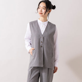 NOMBRE IMPAIR | ノンブル アンペール　リヨセルポリ麻 ロングベスト