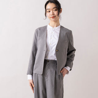 NOMBRE IMPAIR | ノンブル アンペール　リヨセルポリ麻 ショートジャケット