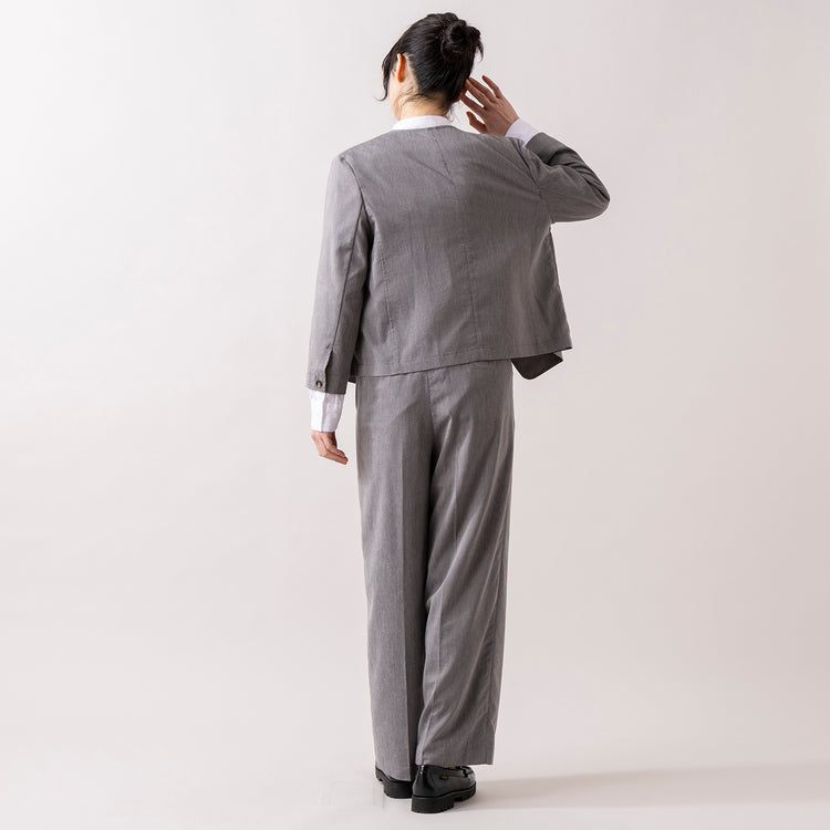 モデル身長165cm,MANUAL ALPHABETのBROAD BAND COLOR SHIRT|NOMBRE IMPAIRのリヨセルポリ麻 センタープレスパンツ|Jalan Sriwijayaのネイビービットローファー VIBRAMソール,https://market.e-begin.jp/products/mks_man0870j_lala|https://market.e-begin.jp/products/rdx_nmi0104u_lala|https://market.e-begin.jp/products/gmt_srw1032p_lala