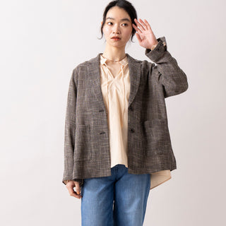 NOMBRE IMPAIR | ノンブル アンペール　からみツイード シャツジャケット