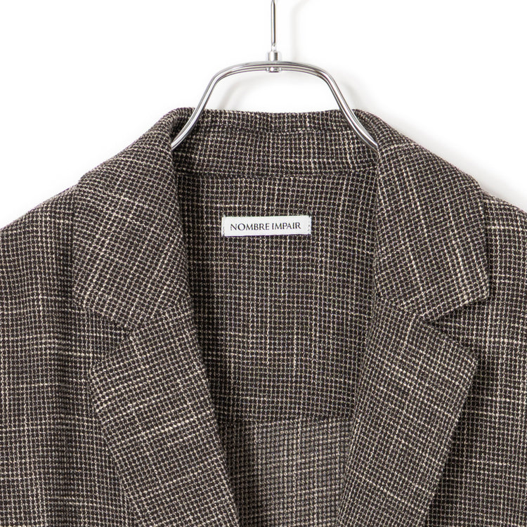 NOMBRE IMPAIR | ノンブル アンペール　からみツイード シャツジャケット