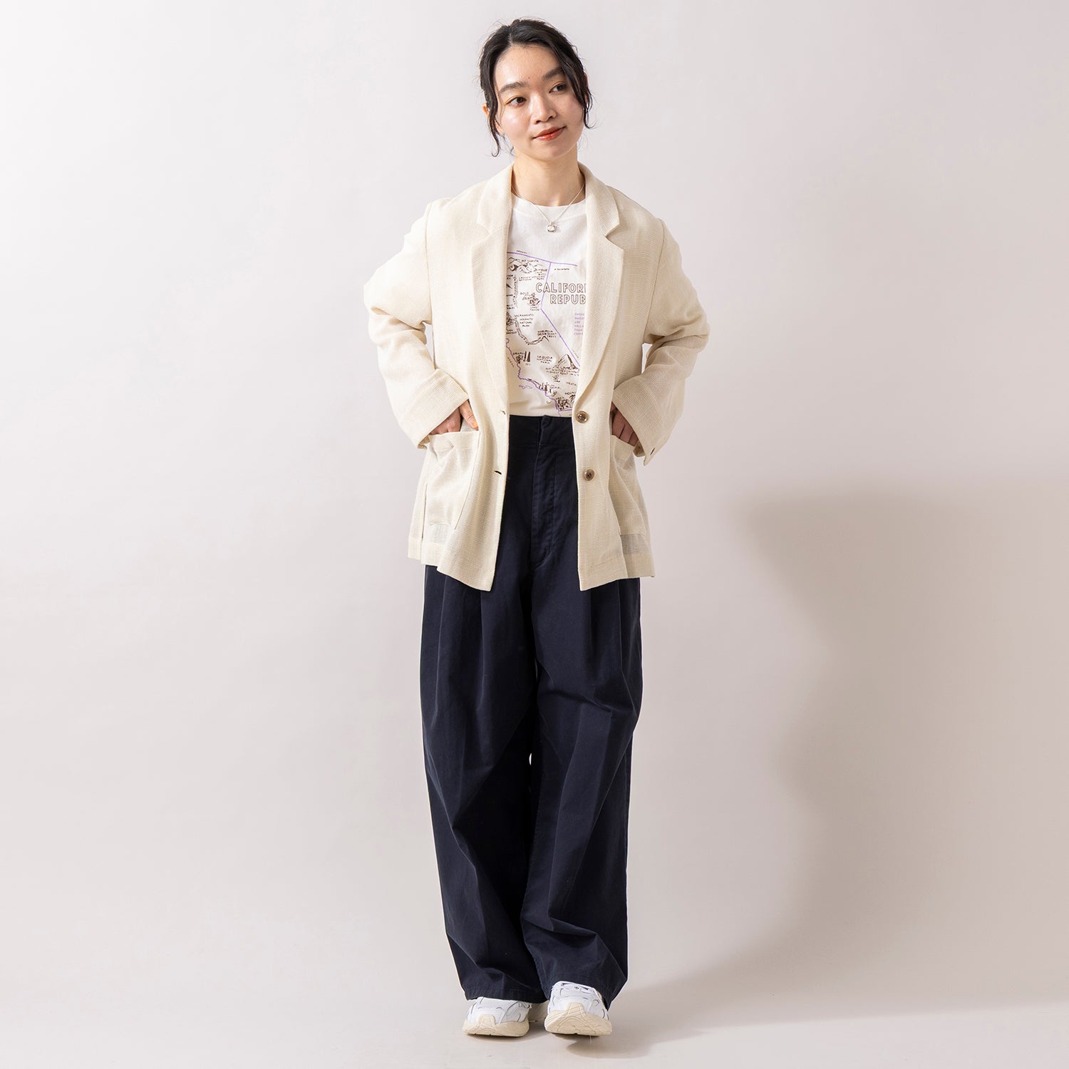 NOMBRE IMPAIR 26SS からみツイード ジャケット NOMBRE IMPAIR | ノンブル アンペール からみツイード シャツジャケット