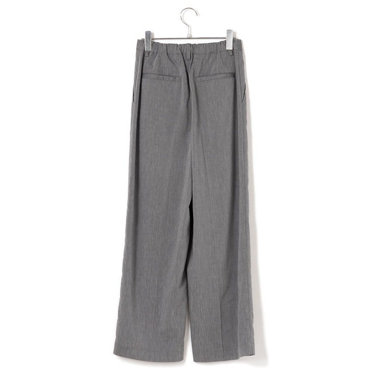 NOMBRE IMPAIR | ノンブル アンペール　リヨセルポリ麻 センタープレスパンツ