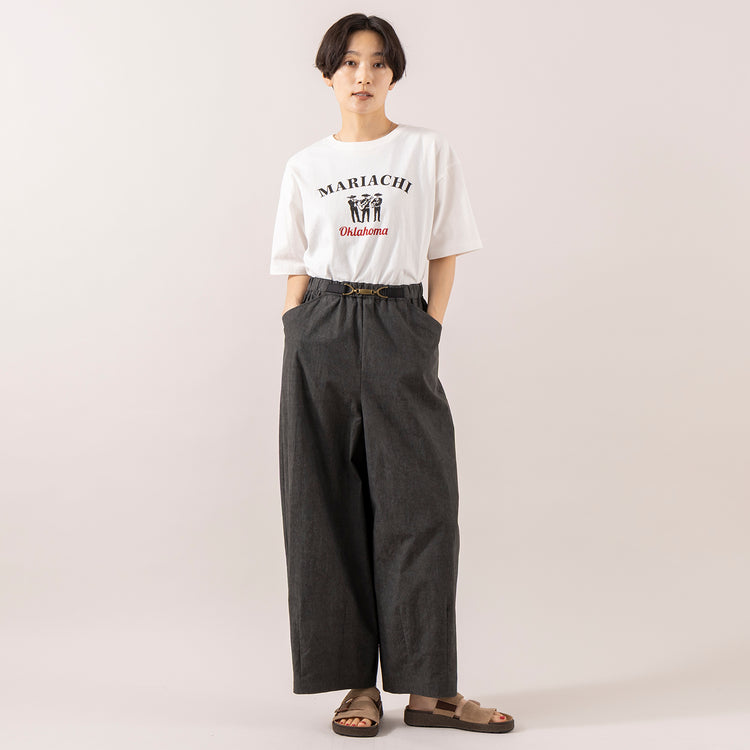 モデル身長 163cm,NOMBRE IMPAIRのマリアッチプリント クルーネックTEE|BlundstoneのAEROCORK SANDAL,https://market.e-begin.jp/products/rdx_nmi0309u_lala|https://market.e-begin.jp/products/rdx_nmi0308u_lala|https://market.e-begin.jp/products/sed_bld0289u_lala