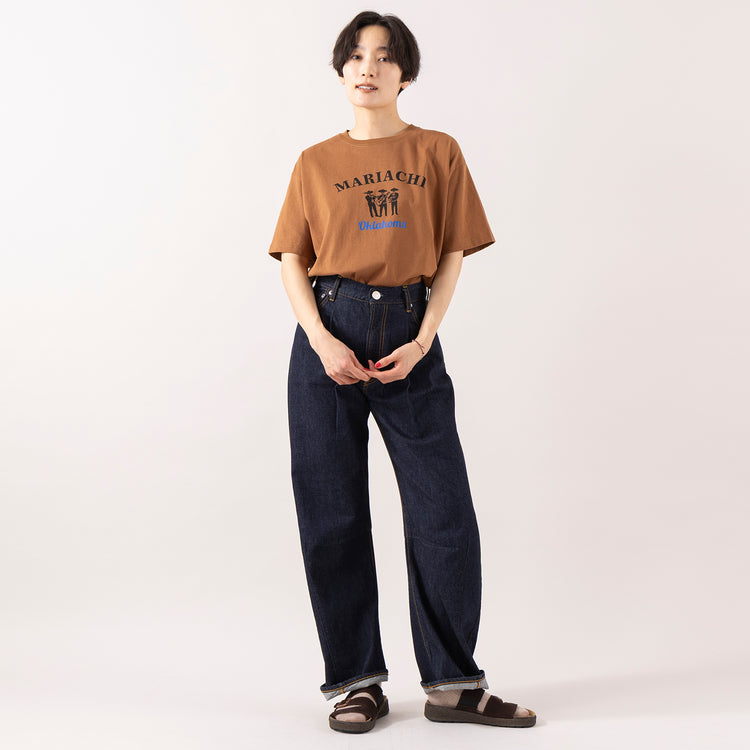 モデル身長 163cm,NEEDBY heritageのHARPER|BlundstoneのAEROCORK SANDAL|rapiécageのフラワープレートコードブレス,https://market.e-begin.jp/products/gsr_ndh0025u_lala|https://market.e-begin.jp/products/sed_bld0289u_lala|https://market.e-begin.jp/products/rdx_rpc0311u_lala