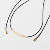 rapiécage | ラピエサージュ　アジャストダブルパイプコードネックレス