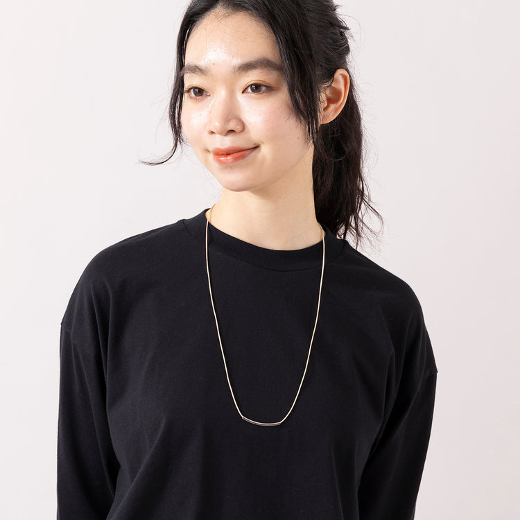 rapiécage | ラピエサージュ　アジャストダブルパイプコードネックレス