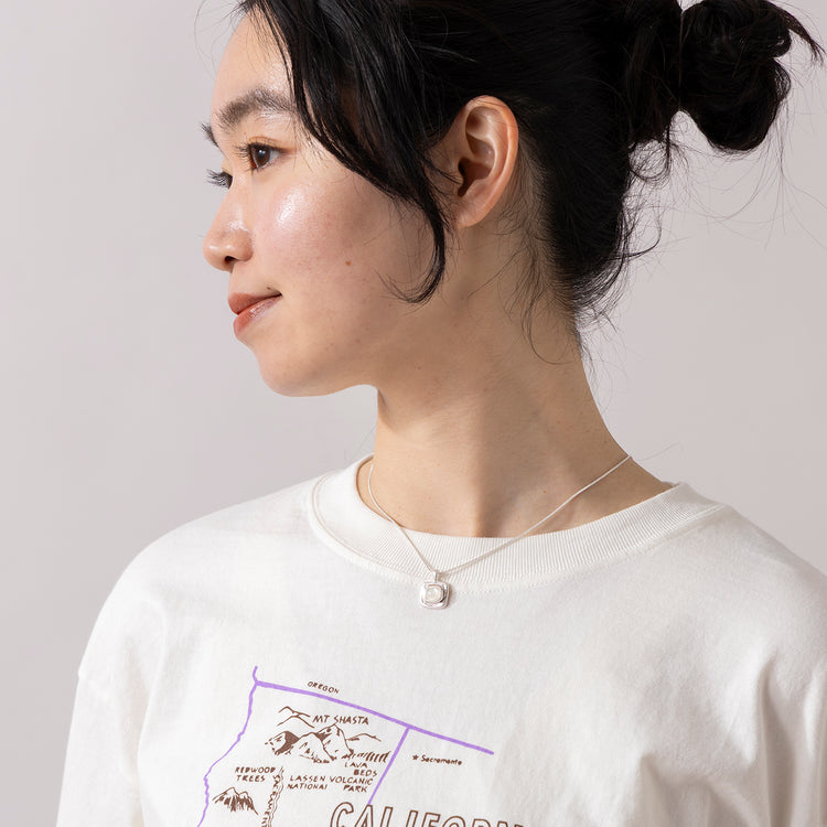 rapiécage | ラピエサージュ　シェルカボションスクエアネックレス