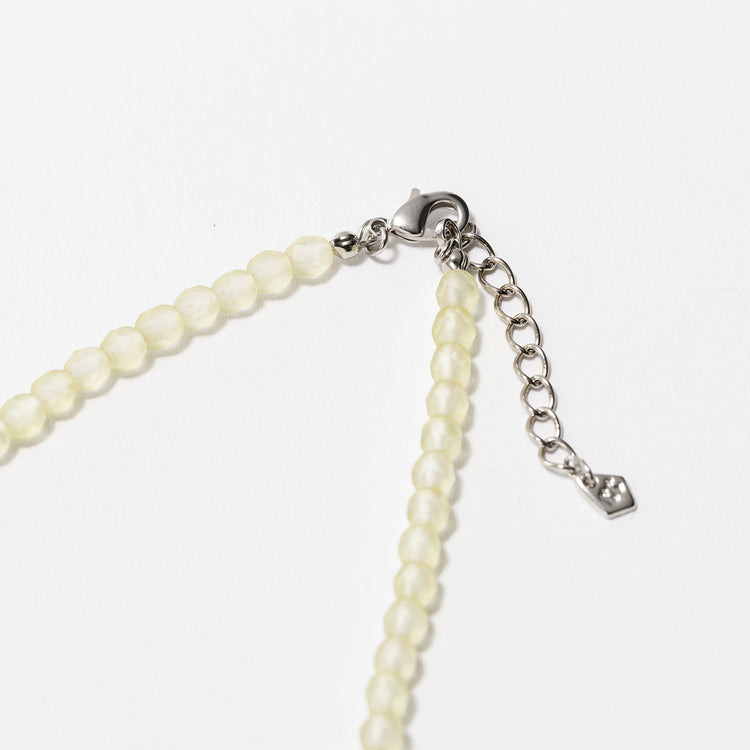 rapiécage | ラピエサージュ　メタルトップケシビーズネックレス