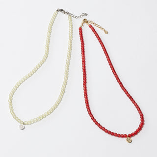 rapiécage | ラピエサージュ　メタルトップケシビーズネックレス