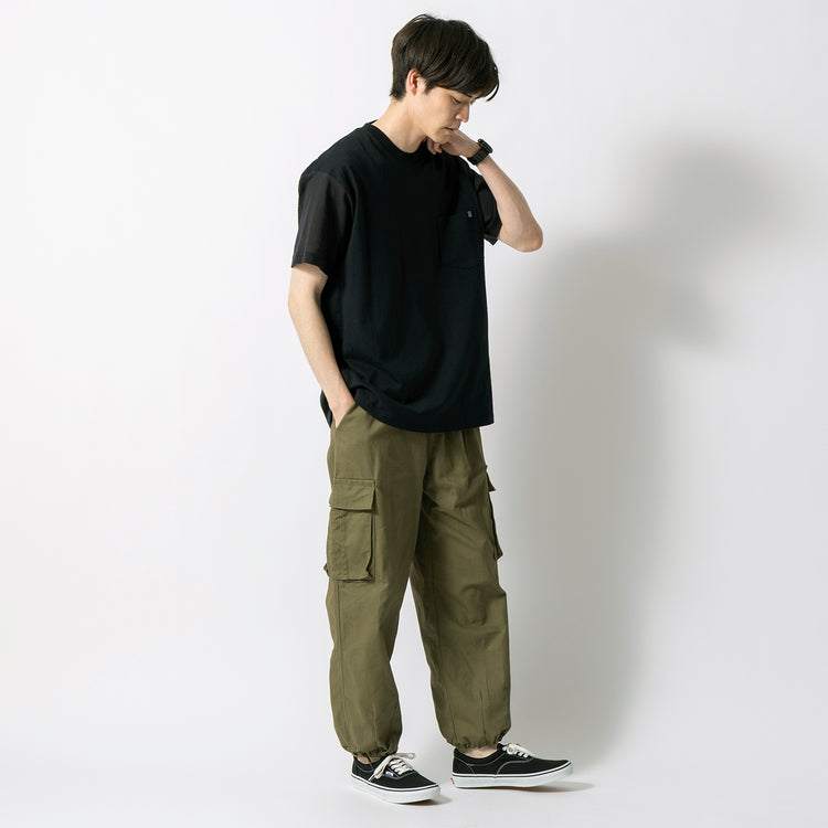 着用サイズ L(モデル身長181cm)