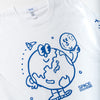 地球くん「友達は月」Long Tee WHITE