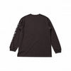 地球くん「友達は月」Long Tee CHARCOAL