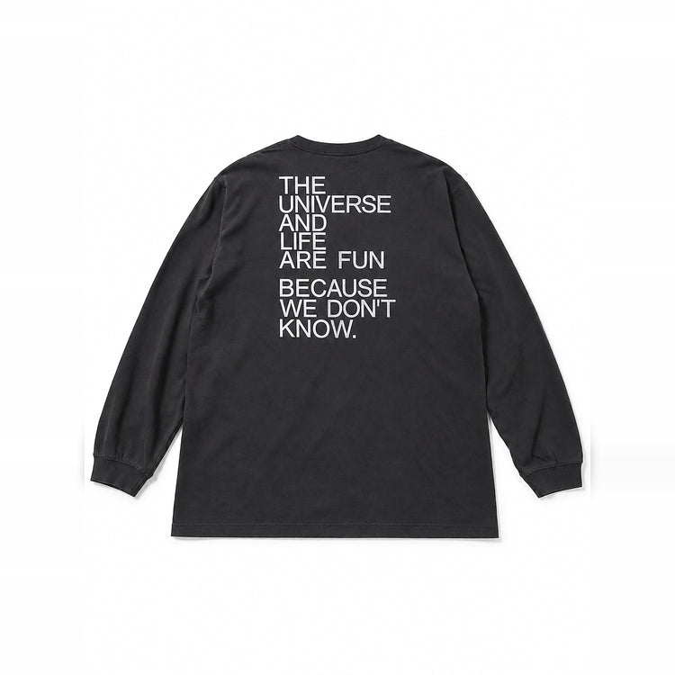 LIFE Long Tee VINTAGE BLACK
