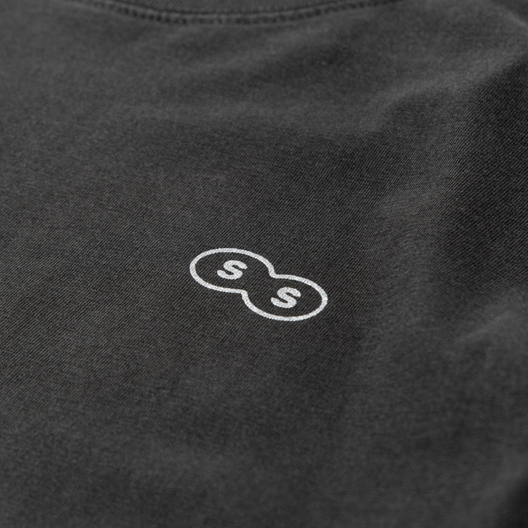 LIFE Long Tee VINTAGE BLACK