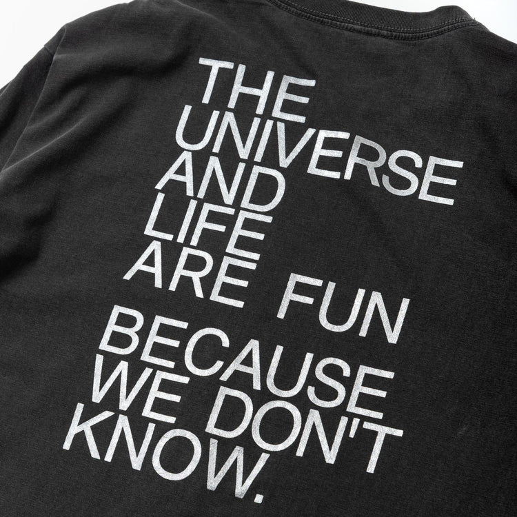 LIFE Long Tee VINTAGE BLACK