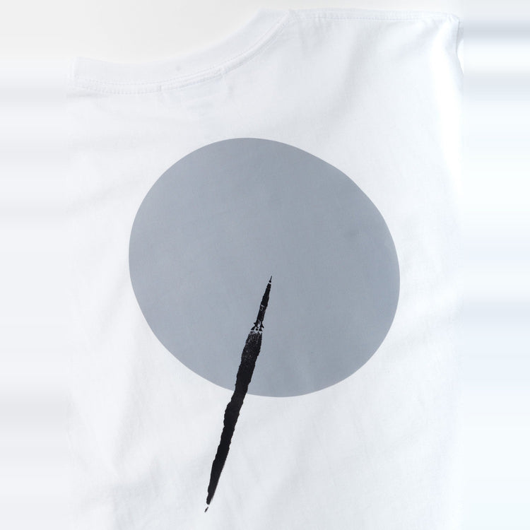 BACK TO THE MOON Long Tee WHITE