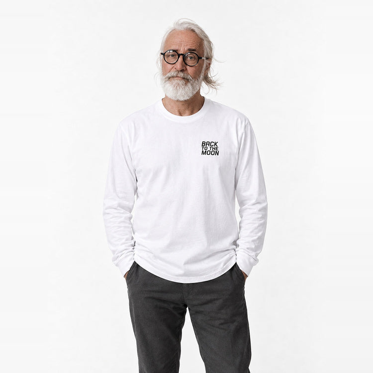 BACK TO THE MOON Long Tee WHITE