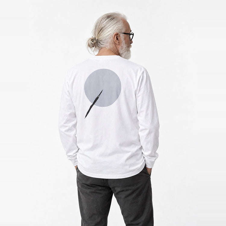 BACK TO THE MOON Long Tee WHITE