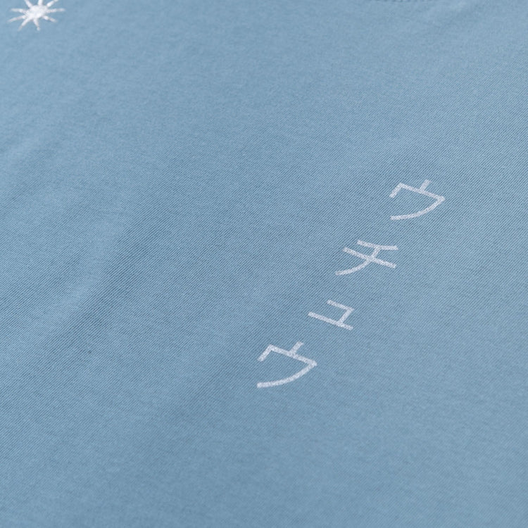 ウチュウ Long Tee BLUE