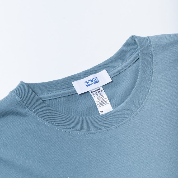 ウチュウ Long Tee BLUE