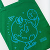地球くん「友達は月」Tote GREEN