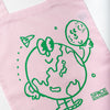 地球くん「友達は月」Tote LIGHT PINK