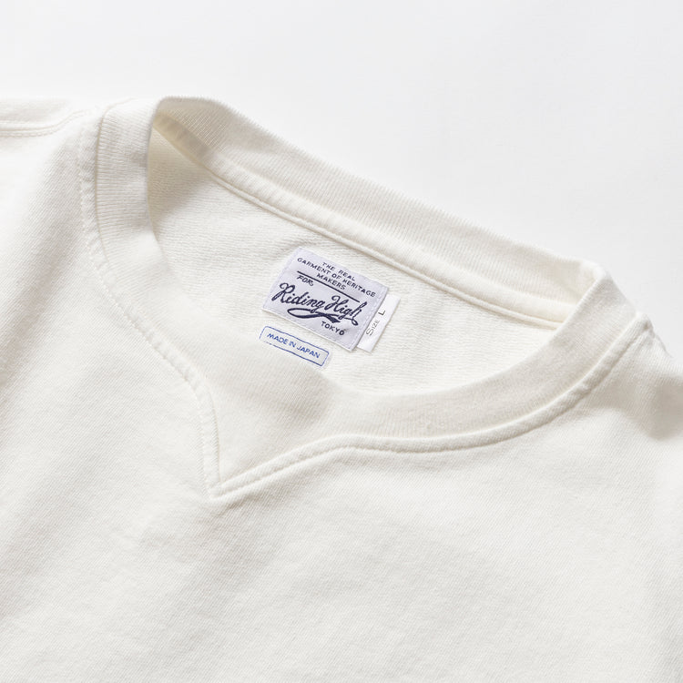 RIDING HIGH | ライディングハイ　7.5oz.USA FRENCH TERRY LIGHT WEIGHT CREW LONG SWEAT