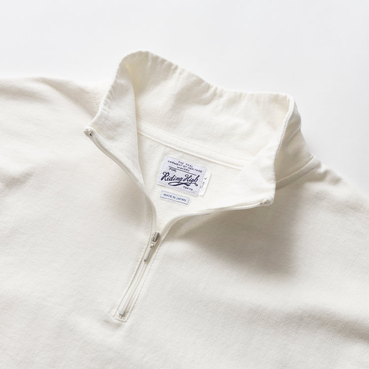 RIDING HIGH | ライディングハイ　7.5oz USA FRENCH TERRY LIGHT WEIGHT HALFZIP LONG SWEAT