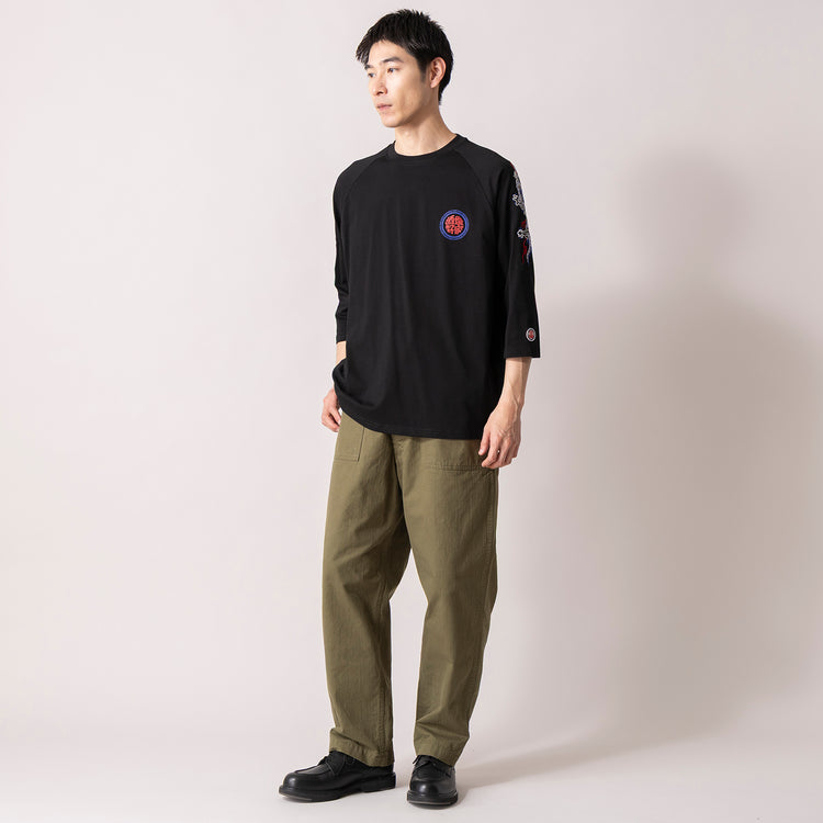 着用サイズL (モデル身長180cm)