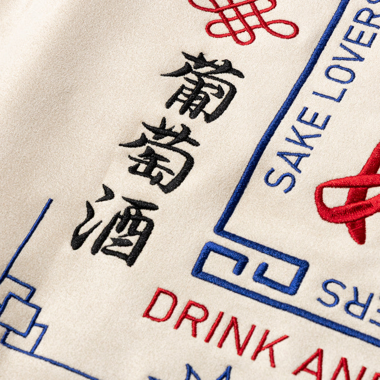 YOIDORE | ヨイドレ　酒愛好家 フェイク スエード クルーネック