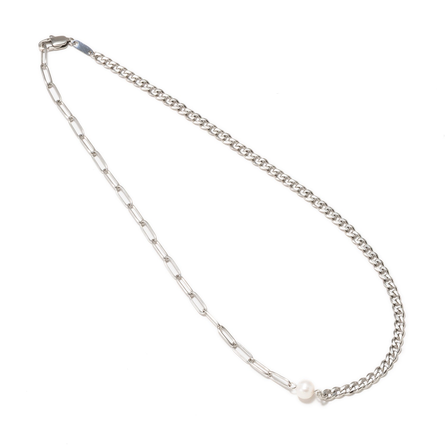 ★MISSOMA★ ラージ ノース スター パール チェーン ネックレス ops-jewel_palmyla-short