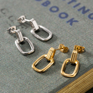 NEI/NOR | ネイナー スクエアチャームピアス