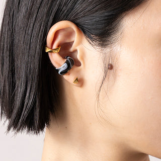 NEI/NOR | ネイナー　ジオメトリック アクリル×ステンレス イヤカフセット