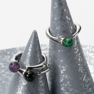 NEI/NOR | ネイナー　ストーン モダンオープンリング