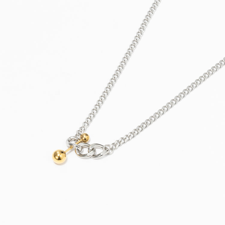 NEI/NOR | ネイナー　エレガントバイカラーボールチャーム ネックレス