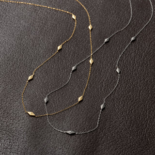 NEI/NOR | ネイナー　大人の華奢見せダイヤモチーフネックレス