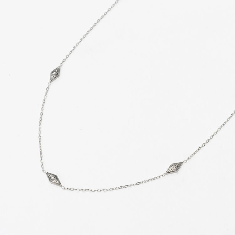 NEI/NOR | ネイナー　大人の華奢見せダイヤモチーフネックレス