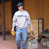 ROOT CO. | ルート PLAY UTILITY BACK POCKET Logo Crewneck Sweat 2024