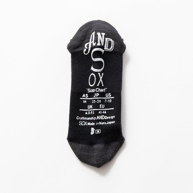 ANDSOX | アンドソックス　SUPPORT PILE ANKLE(バイカラー)