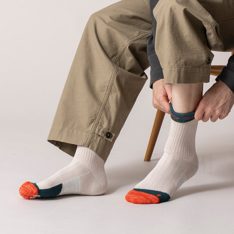 ANDSOX | アンドソックス　SUPPORT PILE ANKLE(トリプルカラー)