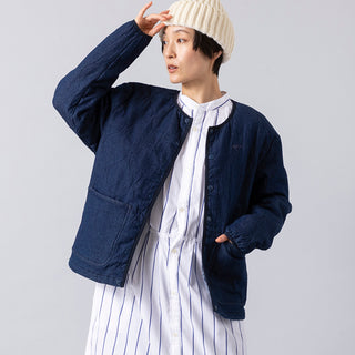 ROKX | ロックス　DENIM QUILT CARDIGAN insulated POLARTEC® POWER FILL