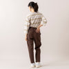 モデル身長165cm,RNA-Nのマルチボーダー七分袖T|ROKXのMG JAM PANT,https://market.e-begin.jp/products/tky_rnn1006s_lala|https://market.e-begin.jp/products/sct_rok1039s_lala