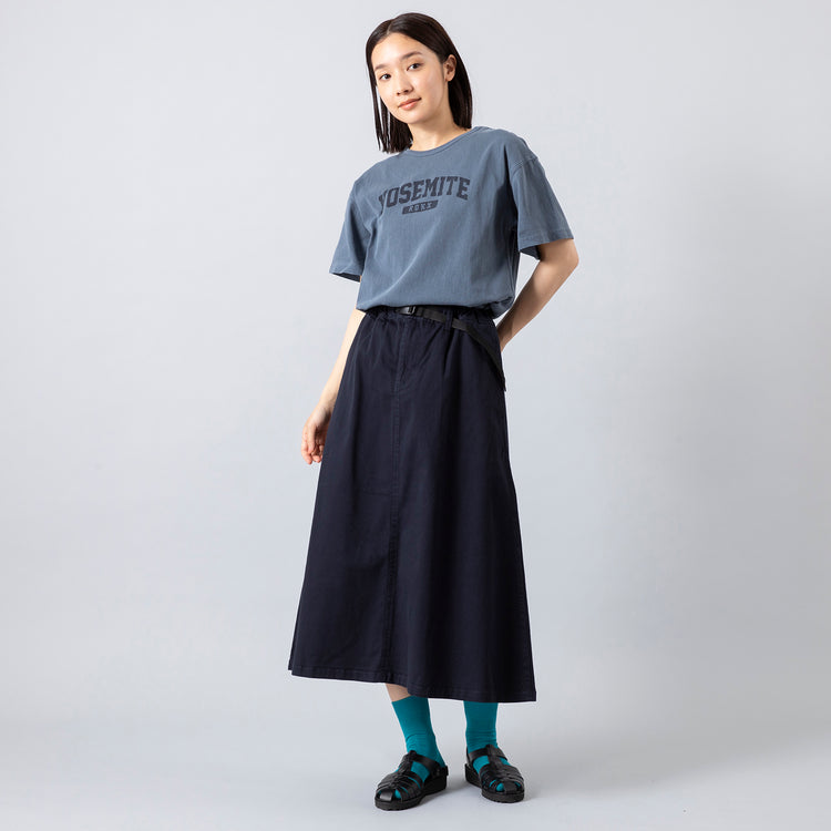 モデル身長163cm,ROKXのWMN'S STREET SKIRT|GLENFIELDのシャークソールグルカサンダル|NISHIGUCHI KUTSUSHITAのエジプトコットンプレーンソックス S,https://market.e-begin.jp/products/sct_rok0259q_lala|https://market.e-begin.jp/products/jal_gfd0391q_lala|https://market.e-begin.jp/products/knw_ngk0573k_lala